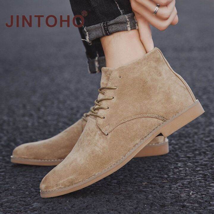 Weitou Fashion Pointed Toe Leather Boots Cheap Men Winter Boots Winter 