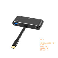 Rankman Type C to Gigabit RJ45 Daul HDMI-compatible VGA USB C 3.0 SD TF Dock Hub for MacBook Samsung S20 Dex Xiaomi 10 TV PS5