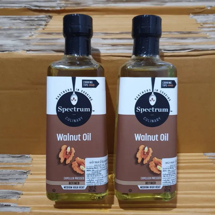 Spectrum Walnut Oil Refined 473ml. Lazada.co.th