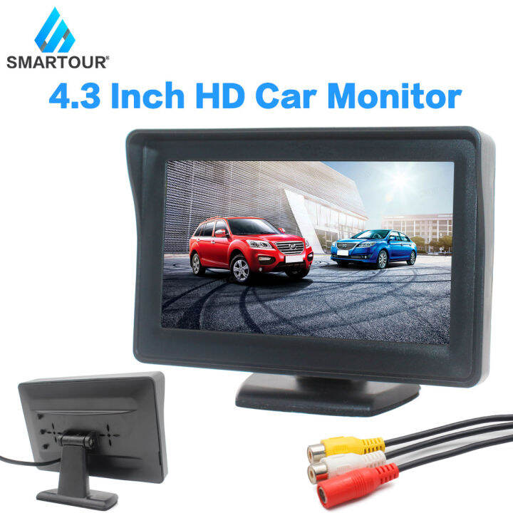 Smartour Car Reverse Monitor 4.3 Inch LCD HD Rear View Camera Monitor