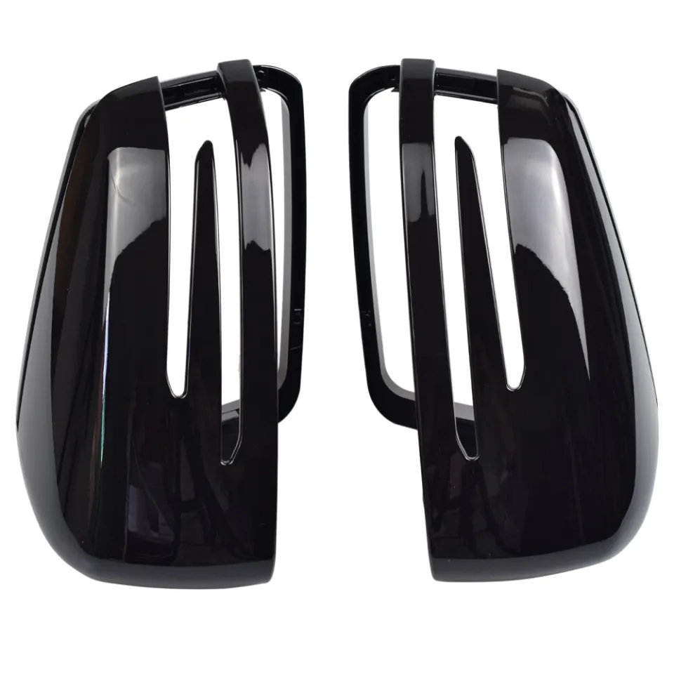 2Pcs Replacement Carbon Fiber Pattern Rearview Side Mirror Cover Caps For  Mercedes Benz W176 W246 W204 W212 W221 C117 X204 X156