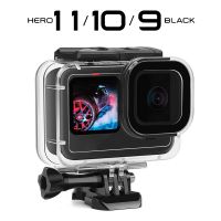 ซองกันน้ำสำหรับ Gopro Hero 11 10 9 Black Proessor 60M เคสดำน้ำอุปกรณ์ป้องกันฝาครอบกล้อง Gopro 10 9