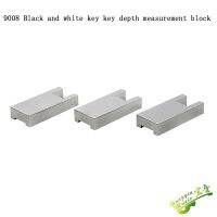 ‘；【- Piano Maintenance Tuning Tool 9008 Black And White Key Depth Measurement Block Aluminum Alloy