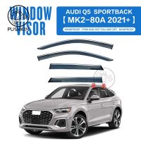 ที่บังแดดด้านนอกสำหรับหน้าต่างควันรถยนต์สำหรับรถ Audi Q5 Sportback 2008-2023 2017 2018 2019 2021 2022แดดกันสาดรถยนต์