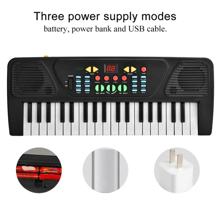 【COD】Keyboard Electric Piano 37Key USB คีย์บอร์ดเปียโนไฟฟ้าเด็ก ...