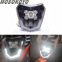 รถจักรยานยนต์ Dual Sport LED ไฟหน้าสำหรับ EXC XC-W หกวัน TPI 2020 2021 FREERIDE 250 F Aueuus EXC-F SMC-R 690