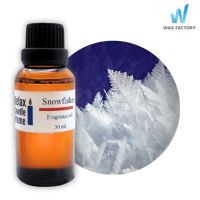หัวน้ำหอมกลิ่น Snowflakes Fragrance oil เกรดพรีเมียม  สำหรับเทียนเเละเครื่องหอม 30ml/100ml-