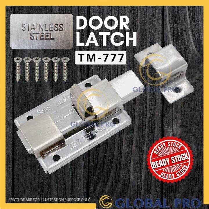 [1PC] 4inch Stainless Steel Bolts Door Shutter Door Latch Sliding Lock