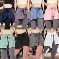 [COD] short womens hip-covering anti-light embarrassment one-piece half-length tennis casual summer running fitness yoga