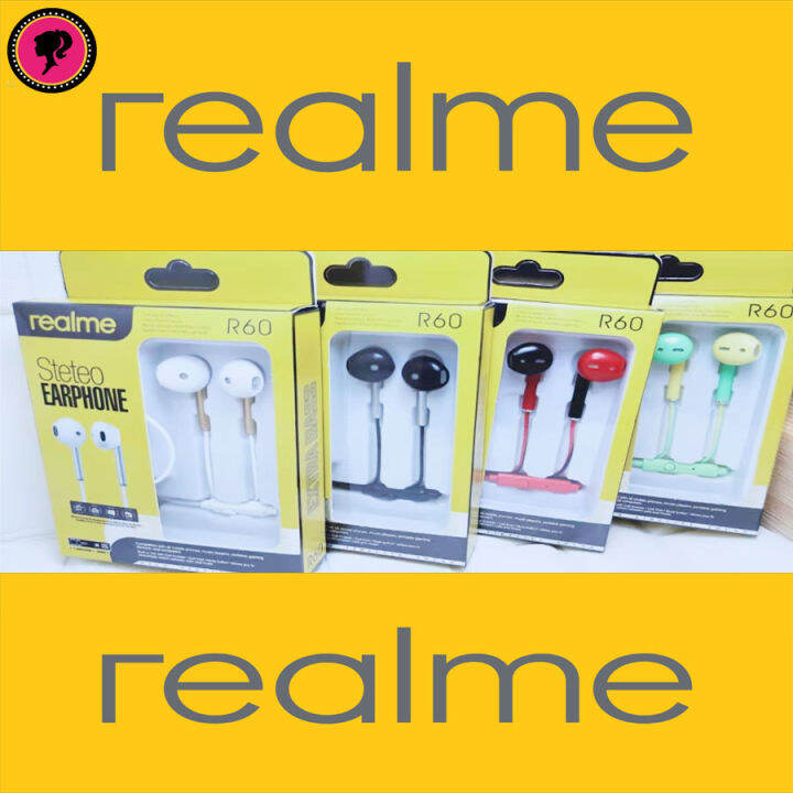 realme stereo earphones r60