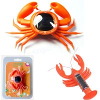 ❖ 1pcs Learning Educational Creative Solar Powered Mini Running Crab / Solar Power Lobster for Children Teaching Gadget Gift