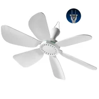 6 Leaves One Speed AC 220V Silent Household Dormitory Bed Air Cooling Hanging Fan with Switch 8W Electric Ceiling Fan