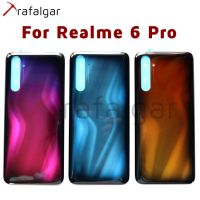 ฝาครอบด้านหลังหน้าจอโทรศัพท์ด้านหลังสำหรับ Oppo Realme 6 Pro อะไหล่ฝาครอบสำหรับ Realme 6 Pro