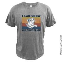 Funny I Can Show You Some Trash T-Shirt Vintage Raccoon And Possum Funny Cute Animals Graphic Print Tops