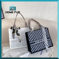 Home Fur❥  กระเป๋าผ้า กระเป๋าผ้าพิมพ์ลาย กระเป๋าสะพาย กระเป๋าผ้าแคนวาส กระเป๋าพิมพ์ลาย สุดหรู ☆สไตล์ luxury☆