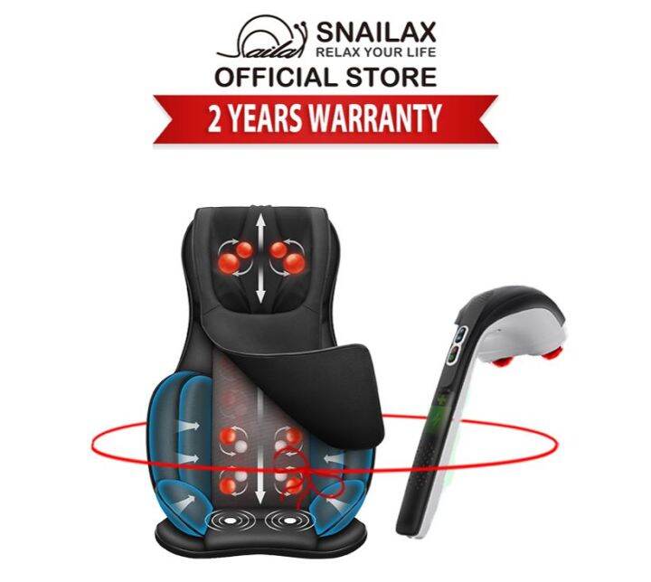 Snailax Handheld Rechargeable Full Body Massager 