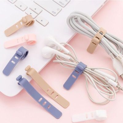 Cable Organizer Cable Winder Silicone Wire Wrapped Cord Line Storage Holder for iPhone Samsung Earphone MP4 Cable High Quality