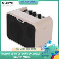 JOYO ช่องคู่เครื่องขยายเสียงเบสระบบไฟฟ้าพกพาขนาดเล็ก MA-10B 10วัตต์แอมป์ปกติ/ไดรฟ์พร้อมอะแดปเตอร์