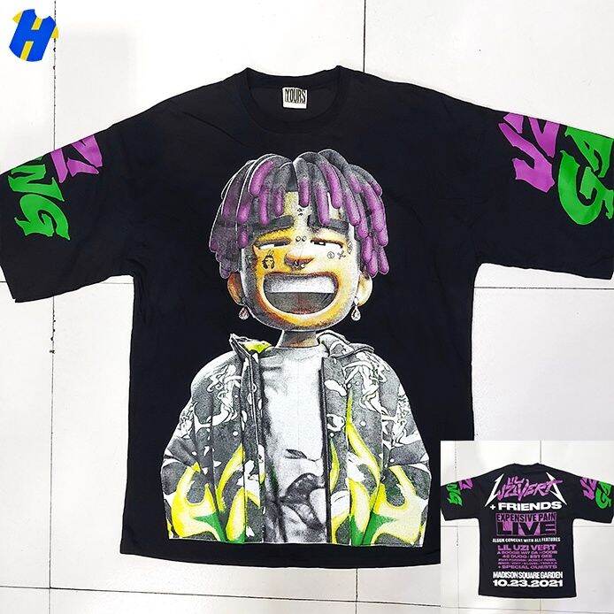 Lil Uzi Vert AOP Oversized Streetwear Rap T-Shirt (Made in Thailand) | Lazada PH
