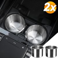 2X Universal For Car Truck Marine Boat Camper RV Stainless Steel Cup Drink Holders Durable Cup Organizer Storage Car Accessories