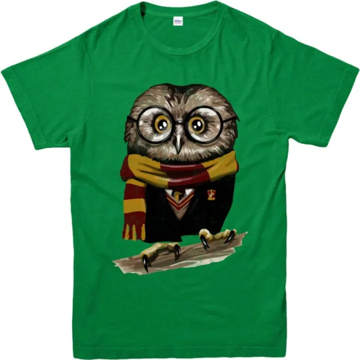 Harry Potter TShirt,Harry Potter Owl Spoof,Hedwig Green (1pcs) Lazada PH
