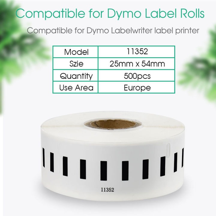 3ชิ้นฉลากสีขาวม้วนกระดาษสำหรับ-dymo-ฉลากม้วน99010-99012-99014-11352-11354-11355สำหรับ-dymo-labelwriter-450-450เทอร์โบเครื่องพิมพ์