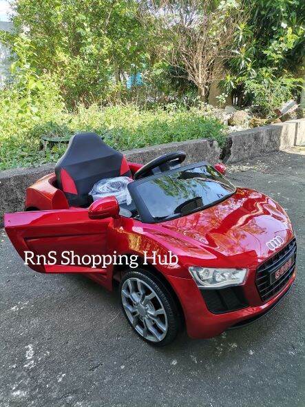 Mini Audi Mettalic Red 5688 Rechargeable Toy Car free (Battery AAA ...