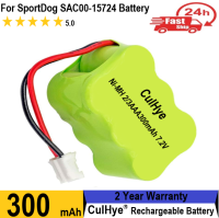 Ni-MH 7.2V 300mAh for SportDog Transmitter Kinetic Dog Collar MH250AAAN6HC DC-23 SD-400S Compatible Wetlandhunter SD-400