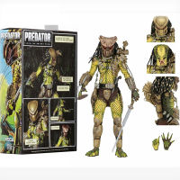 NECA Predator Elder Predator Gold Kenner ผู้นำ Clan Chief Action Figure ตุ๊กตาของเล่นตุ๊กตาสำหรับ Gift