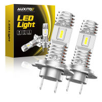 AUXITO 2PCS H7 LED Headlight Canbus Error Free Anti-Hyperflash LED Bulb 16000Lm 6000K White Lamp Led Light Car Headlamp Bulbs