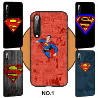 Casing หรับ OPPO A91 F15 A81 A92 A72 A52 A93 A94 Reno 2 2Z 2F 3 4 5 5K 6 4Z 6Z Lite Pro Plus A92S SH50 Superman Logo Pattern Phone เคสโทรศัพท์