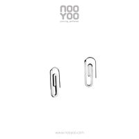 NooYoo ต่างหูสำหรับผิวแพ้ง่าย CoCr NF PAPER CLIP