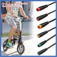 OWMXZL 9มม. สำหรับ eBike bafang สายเคเบิลเสริม ขาจอแสดงผล สายเคเบิล2/3/4/5/6Pin ขั้วต่อกันน้ำ ขั้วต่อฐาน