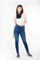 Niyom Jeans  :  รุ่น WK3028 กางเกงผู้หญิง ทรงสกินนี่