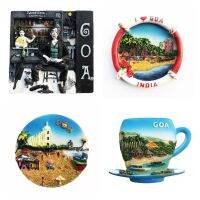 №✙❈ India Goa Travelling Souvenirs Fridge Magnets Home Decoration Wedding Birthday Gifts Photo Wall Magnetic Stickers