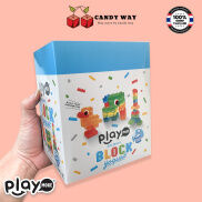 Kẹo dẻo xếp hình vị sữa chua Playmore - Gói 64g