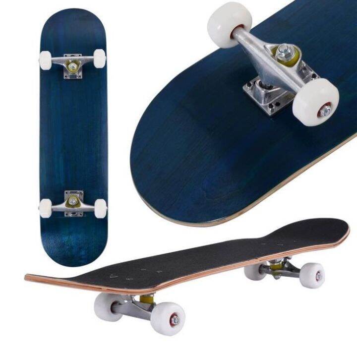 2023 Best Four-wheeled Maple Silent Skateboard 79*20*8.5cm Skate Board ...