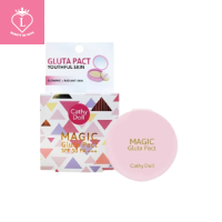 1ชิ้น (แป้งพัฟ) Cathy Doll MAGIC Gluta Pact #21 ไลท์เบจ เมจิกกลูต้าแพ็ค spf50 pa+++ 4.5g