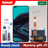 Salmatt จอ LCD ขนาด6.57นิ้วของแท้สำหรับ PDKM00 A92S OPPO/OPPO Reno อะไหล่ CPH2065 4 Z 5G อะไหล่หน้าจอดิจิตอลหน้าจอ LCD จอแสดงผลหน้าจอสัมผัสสำหรับ OPPO A92S OPPO Reno 4Z 5G CPH2065 PDKM00แอลซีดี