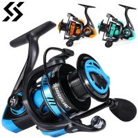 ZZOOI Sougayilang Spinning Fishing Reel 1000-6000 Series 11+1 BB 5.2:1 High Speed Carp Reel 22LB Max Drag Three Colors Fishing Tackles