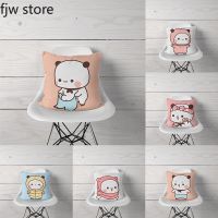 Kawaii Anime Little Panda Boob Pillowcase Cute Boob Life Pillow Cover Sofa Chair Pillowcase Bedroom Room Home Decoration 45x45cm