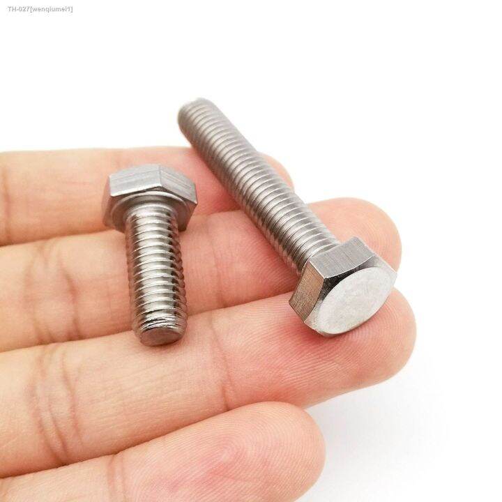 1-2-5-10pcs-high-quality-m3-m4-m5-m6-m8-m10-m12-din933-316-a4-80-stainless-steel-outer-external-hex-hexagon-head-cap-bolt-screw