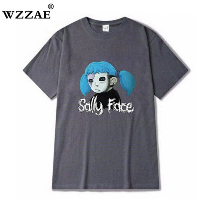 sally-yz-t-shirt-men-women-summer-male-shirts-casual-clothing-letter-cartoon-print-camisetas-hombre-100-cotton-gildan