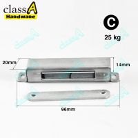 ClassAHW Stainless Steel Cabinet Door Magnetic Catch Closer Magnet Pintu