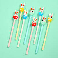 12Pcs Elegant Easter Day Egg Bunny Pens Cute Thanksgiving Rabbit Kawaii Funny Kids Stationery Blue School Kawai Stuff Thing 2022