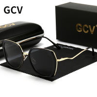 GCV Brand 2021 New Design Women Female Sunglasses Fashion Square Frame Shades For Eyewear Gorgeous Beautiful Polarized Delicate