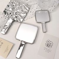 【BEIBEI】 INS Style Vanity Mirror Stylish Electroplated Cosmetic Mirror HD Dressing Mirror Portable Makeup Mirror Cosmetology Mirror