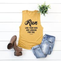 Customize Running Woman Title Tanks Exercise/Take A Walk Tanks Wedding Bachelorette Party Tanks Fitness Tank travel comfortable