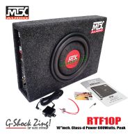 MTX  ตู้ลำโพงซับสำเร็จรูปขนาด 10นิ้ว พร้อมแอมป์Class-Dขยายในตัว 200W(RMS)แท้ วิทยุเดิมใส่ได้มี Hi to Low ในตัว MTXรุ่น RTF10P (สินค้ามีประกันบริษัท1ปี)