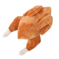 〖Love pets〗 Pets Dog Toys Soft Plush Halloween Turkey Puppy Bite Resistant Toy Chew Squeaky Toy Interactive Pets Accessories Supplies